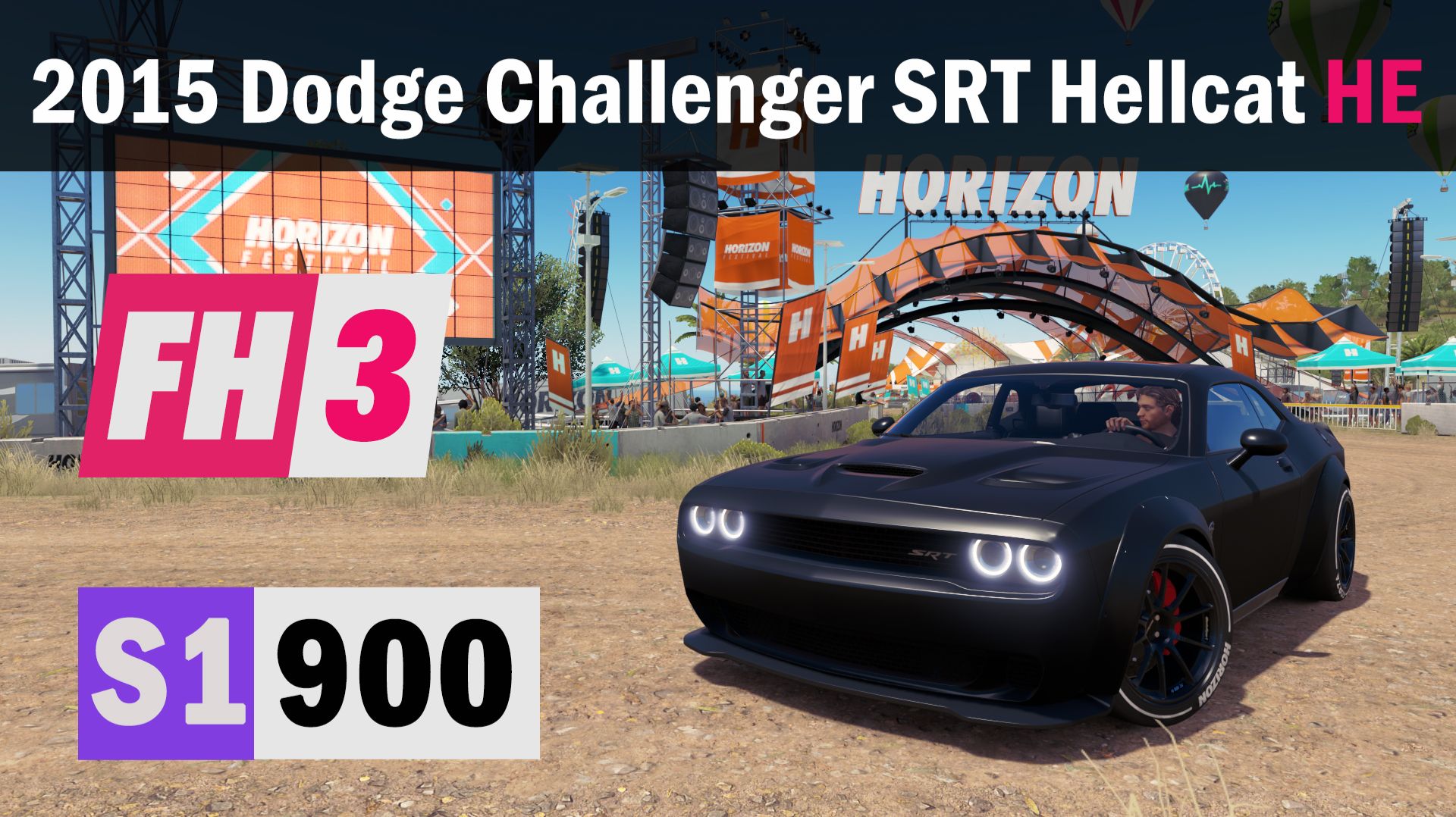 Forza Horizon 3 - 2015 Dodge Challenger SRT Hellcat Horizon Edition, Race