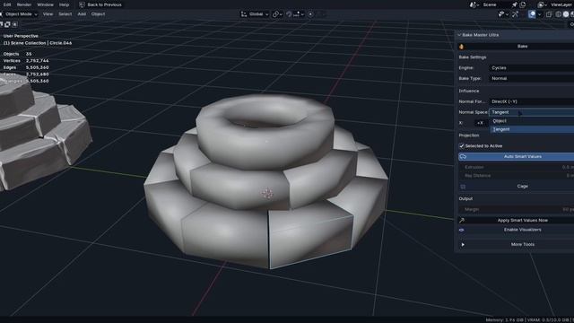Low Poly… But Looks HIGH DETAIL (Blender Trick) - Mix 3D