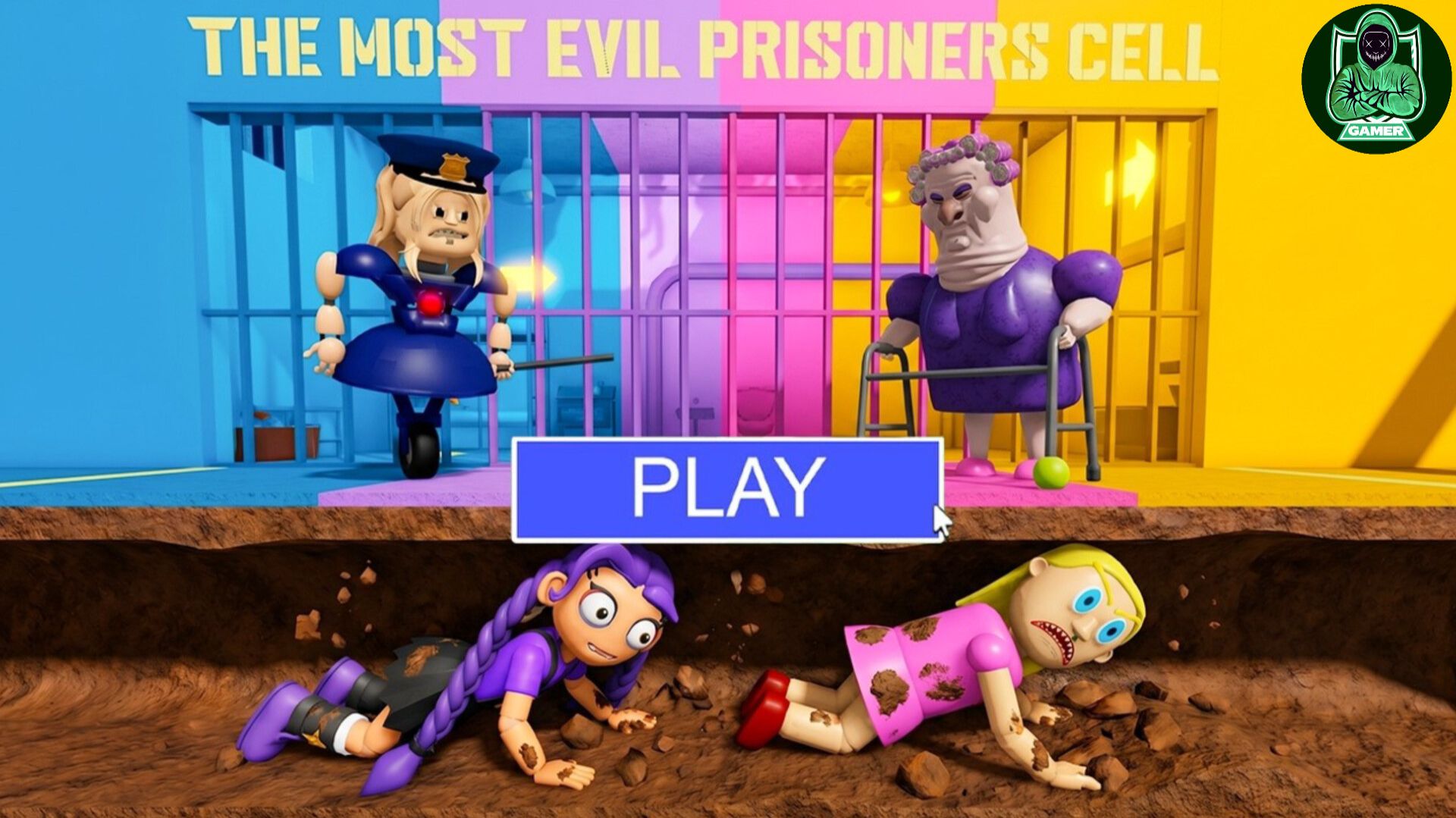 ПОБЕГ ИЗ ТУННЕЛЯ ДЕВОЧКА-ПОЛИЦЕЙСКИЙ и ЛИЛИ, НЕРАЗЛУЧНИЦЫ и ЗЛОЙ МАМЫ и СВАРЛИВОГО БАБУШКИ #Роблокс