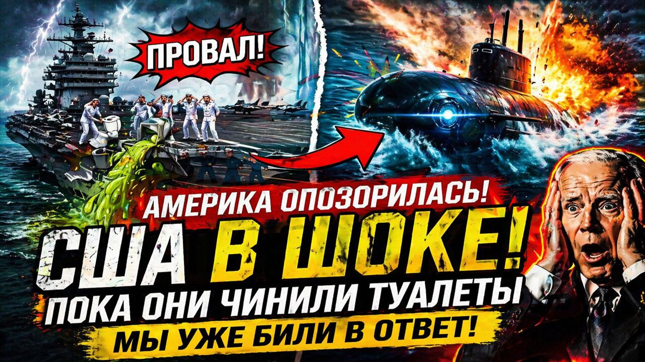 Новости СВО - США опозорились Путин получил супер оружие, пока Пентагон чинил туалеты на авианосцах!