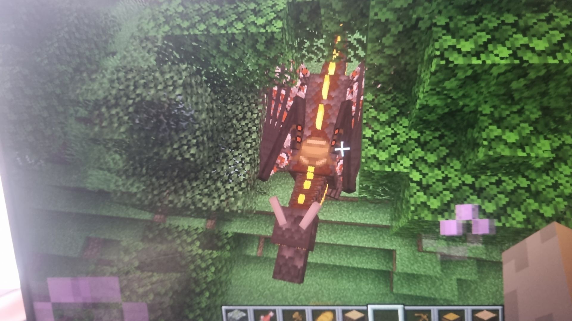 Что с этим миром в майнкрафт?! (Нашёл дракона в майнкравт!)