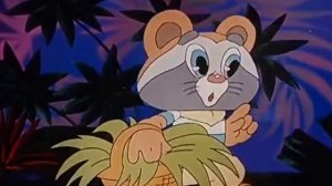 Крошка Енот но только кадры с корзиной