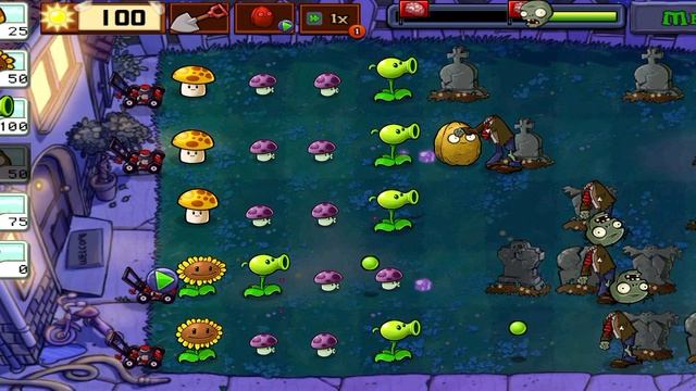 зомби  против растений 1 серия