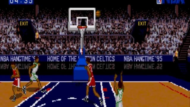 ESPN NBA Hangtime 95 -SEGA CD- (USA) КОРОТКИЙ ГЕЙМПЛЕЙ