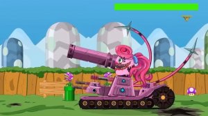 Битва за железную шахту. Супертанки в бою  Полицейский катер против пожарной машины  Мультики про та