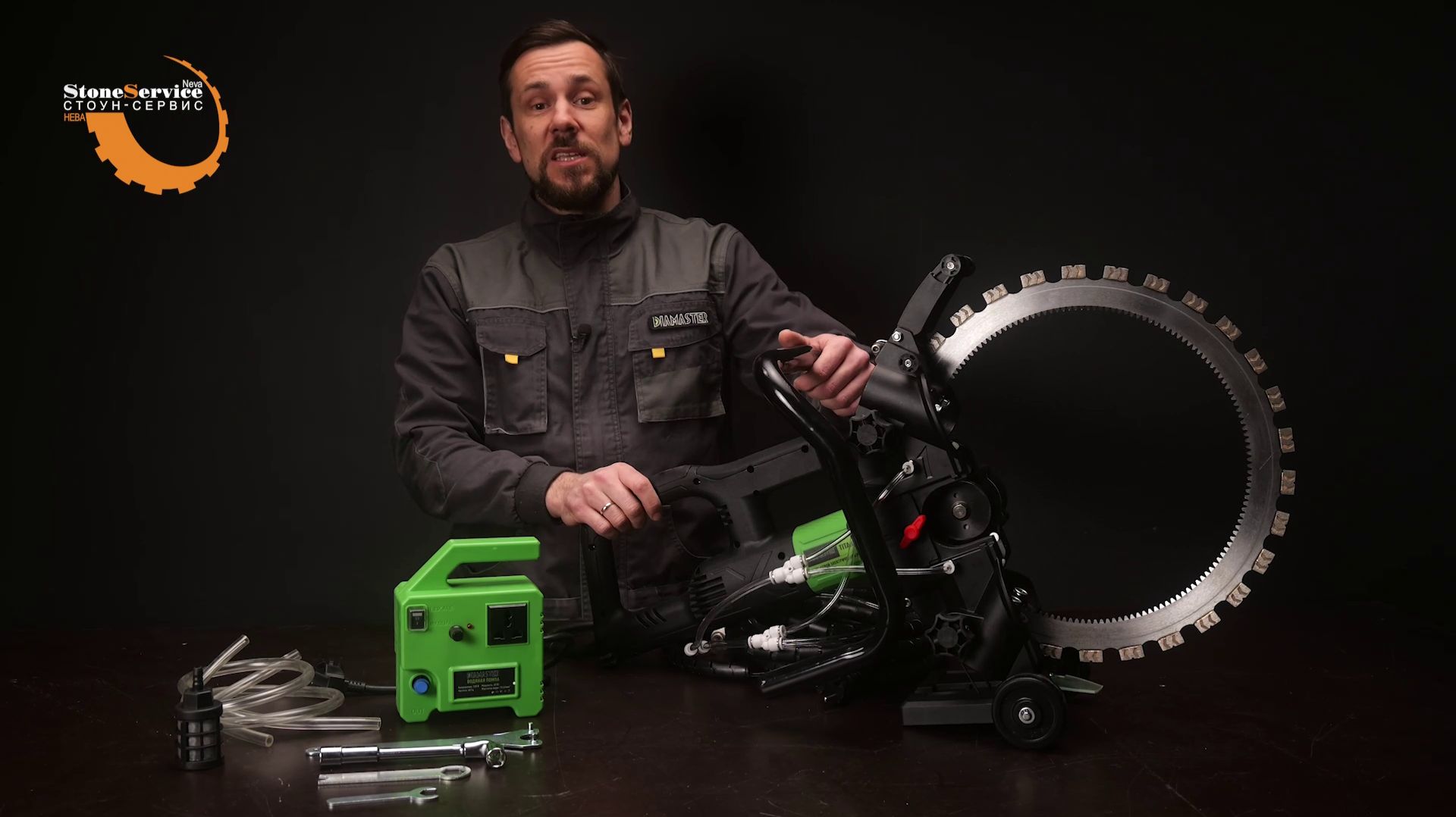 Обзор электрического бесщеточного кольцереза по бетону Diamaster TITAN-400 V2 400мм 4,0кВт