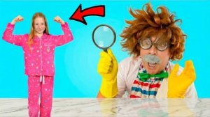 Настя стала крошечной! Приключения Насти и друзей