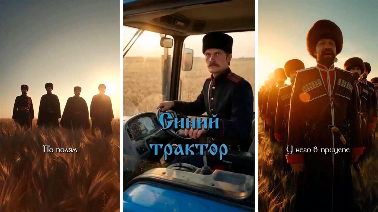 Казачий хор - Синий трактор