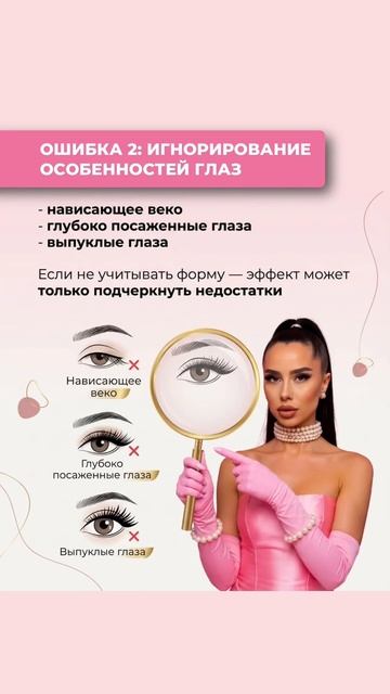 Типичные ошибки в моделировании ресниц!