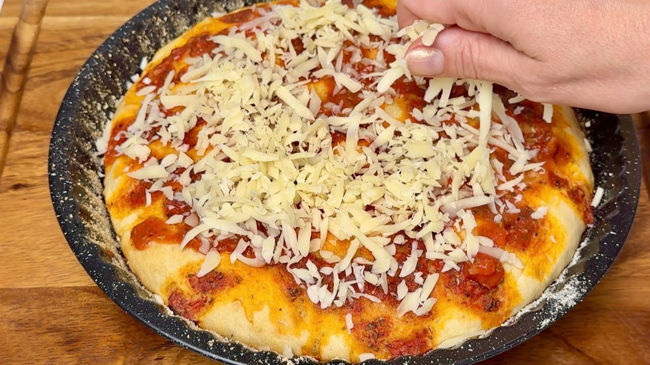 БЕЗ ЗАМЕСА! Пышная Пицца ЗА 5 МИНУТ на Жидком ТЕСТЕ! Вкусно и просто!