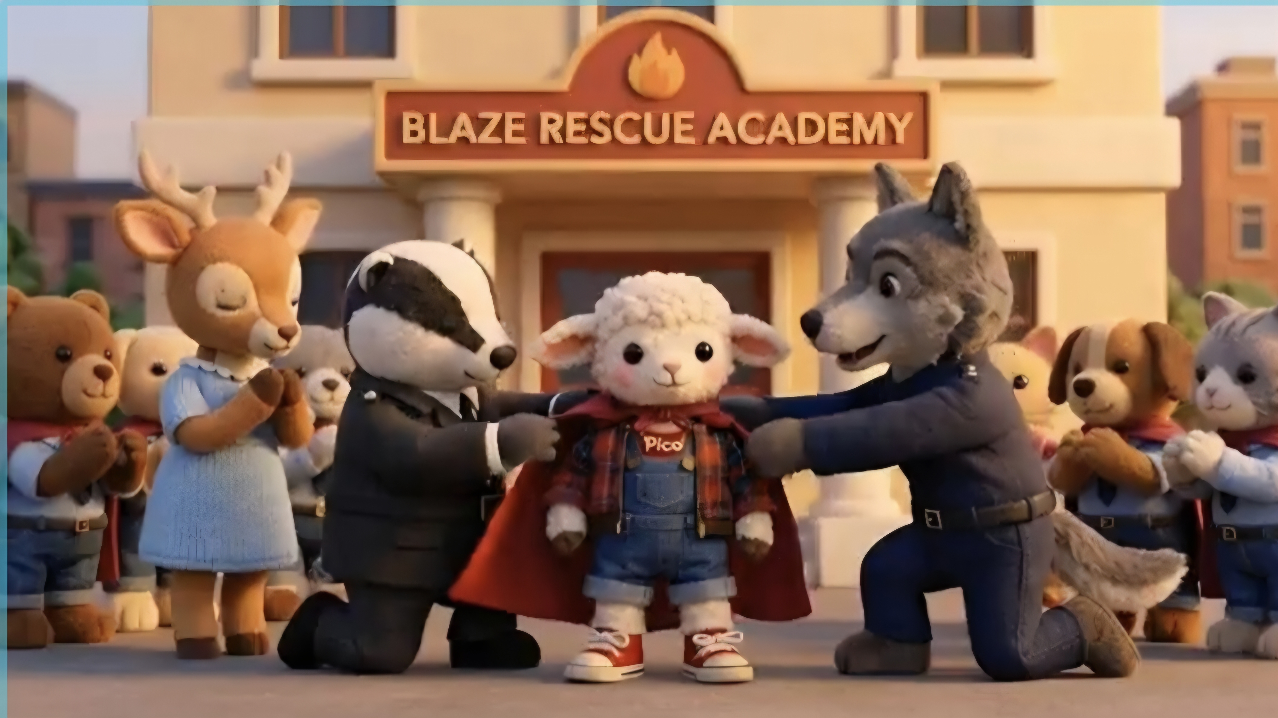 МУЛЬТИК ДЛЯ ДЕТЕЙ. 🐑 МАЛЕНЬКИЙ БАРАШЕК СТАЛ ОТВАЖНЫМ ПОЖАРНЫМ. МУЛЬТФИЛЬМЫ ДЛЯ ДЕВОЧЕК И МАЛЬЧИКОВ.