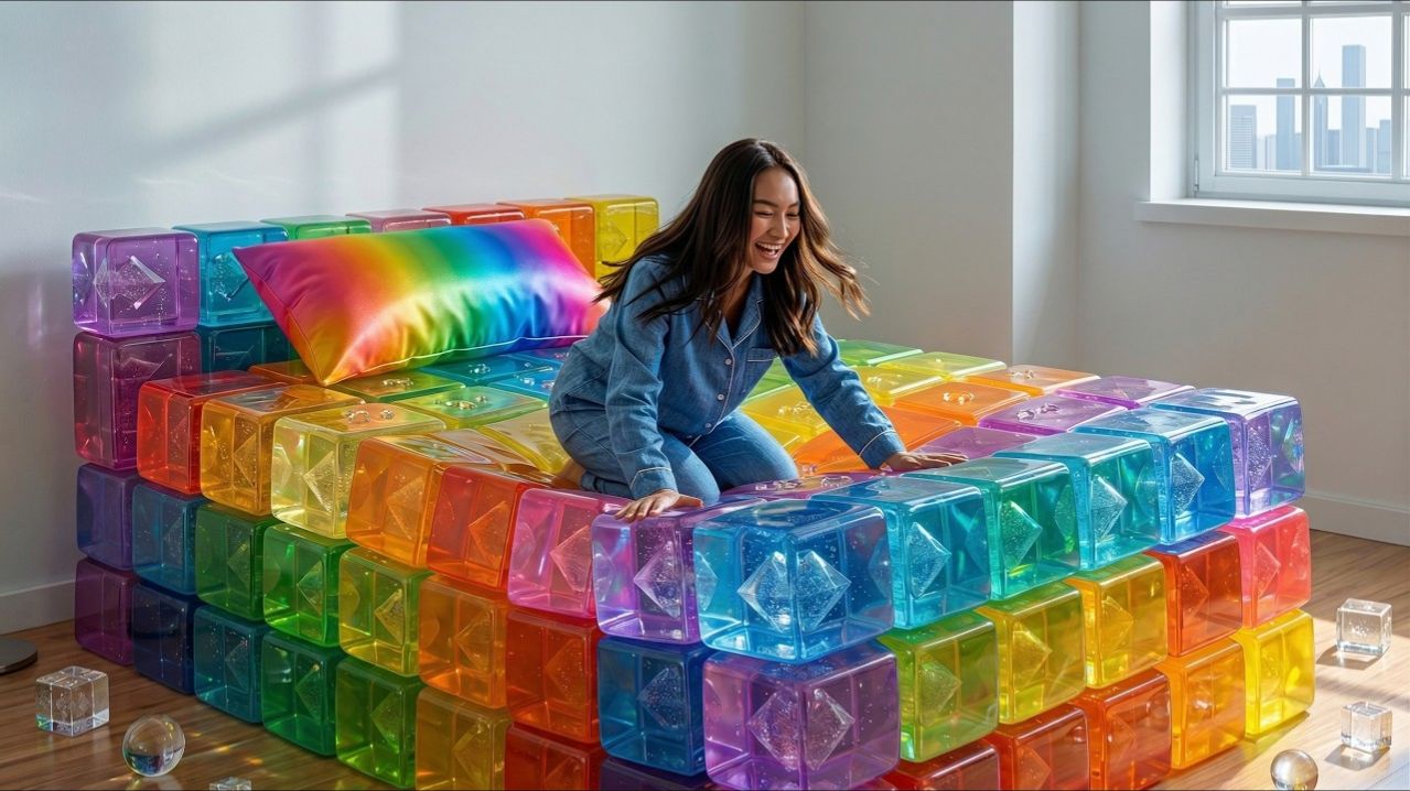 В какой кровати вы бы спали Ультра успокаивающий ИИ ASMR