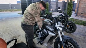 Установка защитных дуг на мотоцикл Benda LFC 700