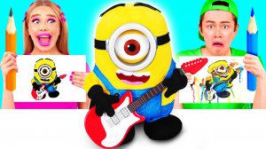 Кто Лучше Нарисует Предмет, Получит Его | Забавные Лайфхаки для Рисования от BaRaDa Challenge