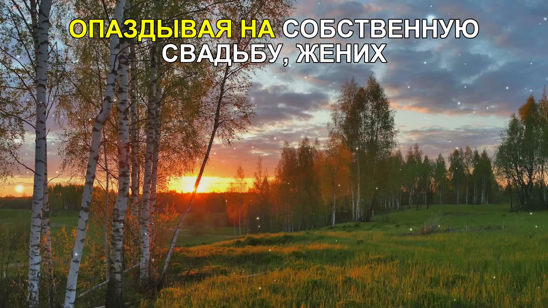 Опаздывая на собственную свадьбу, жених решил купить цветы у метро. А когда
