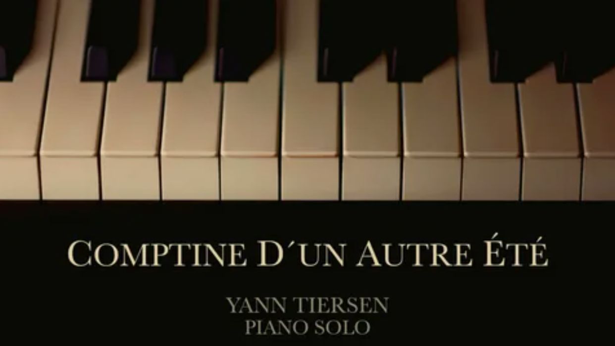Ноты Фортепиано. Yann Tiersen -  Comptine d'un autre été