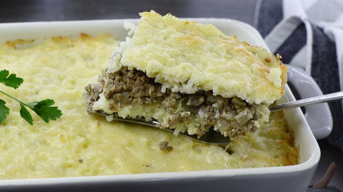 РИСОВАЯ ЗАПЕКАНКА С ФАРШЕМ