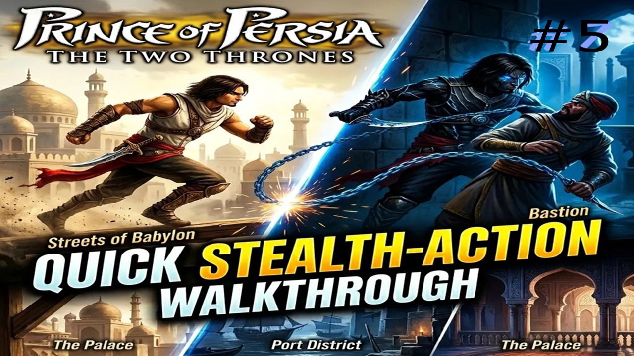 Принц Персии/Два трона/Быстрое стэлс прохождение/Часть пятая/Рынок/Рыночная площадь