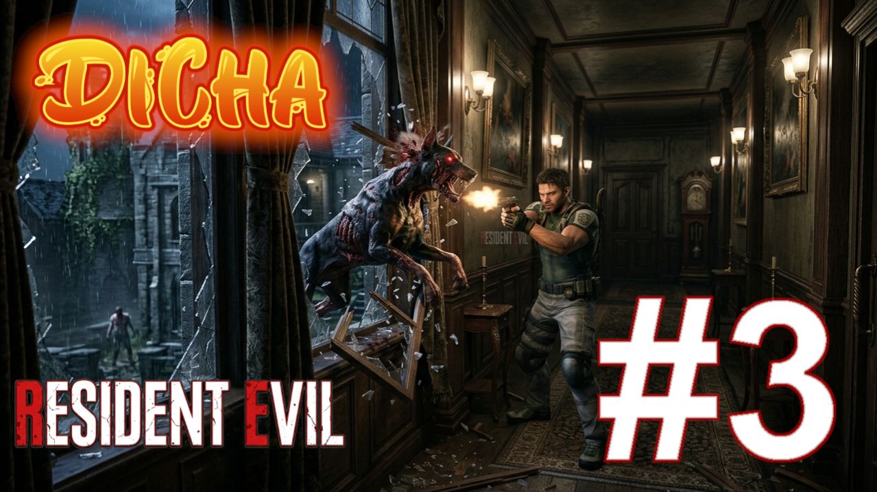 Resident Evil 1: Director's Cut (PS1) → СОБАКИ #3
