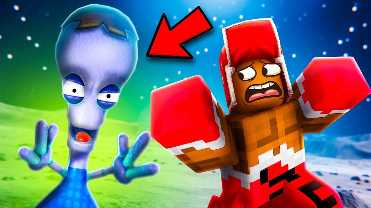 😱 ПОБЕГ От БЕЗУМНОГО ИНОПЛАНЕТЯНИНА в Роблокс! Roblox