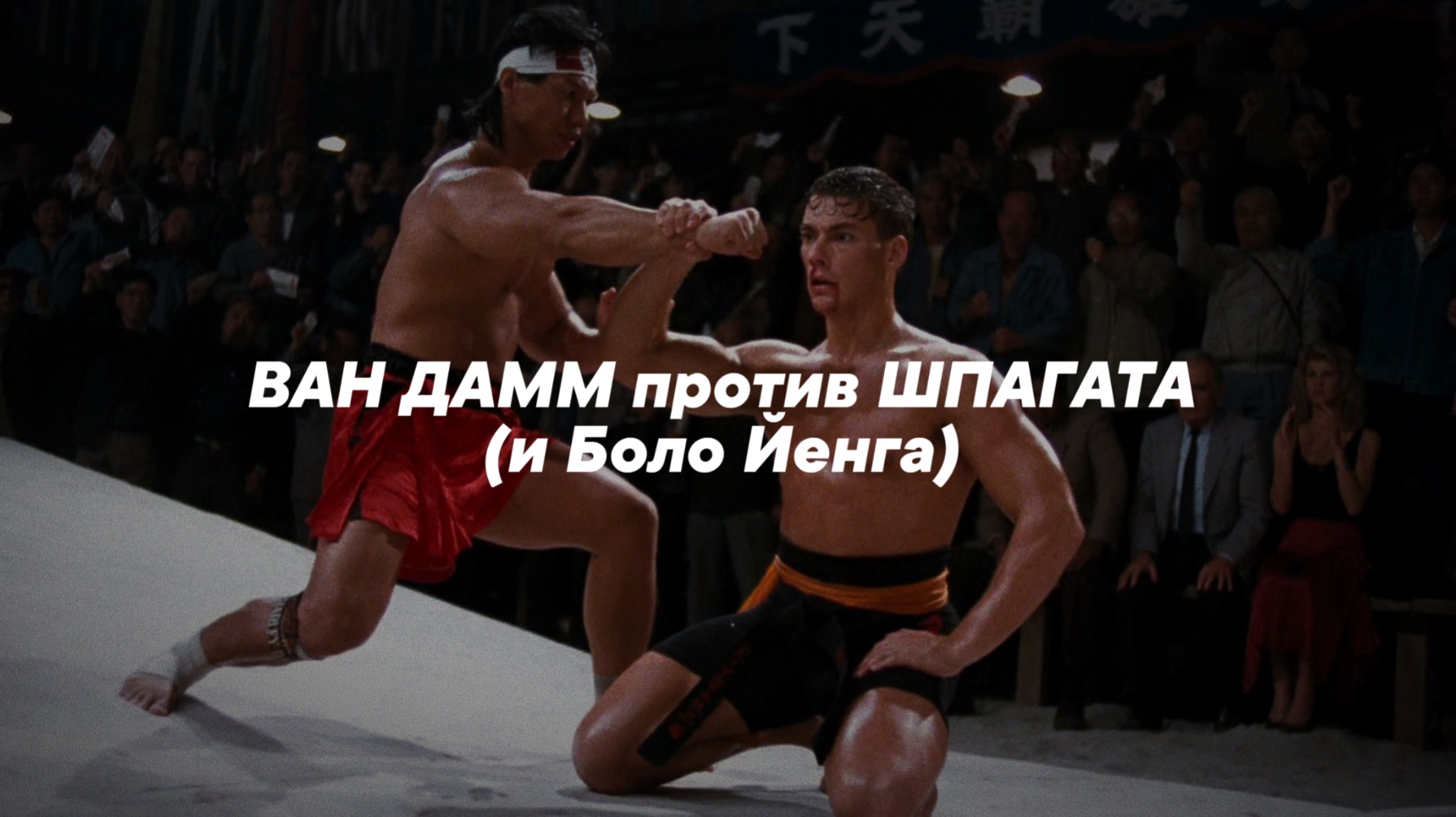 ВАН ДАММ против ШПАГАТА и Боло Йенга  Разбор фильма Кровавый спорт