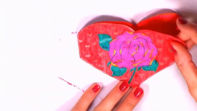 #Валентинка для МАМЫ и ПАПЫ Делаем Валентинку СВОИМИ РУКАМИ к 14 Февраля #DIY Valentine`s Day