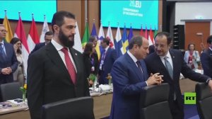 حديث بين السيسي والشرع في قبرص بعد تداول لقطات أثارت جدلا