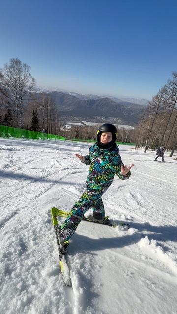 Исполнение моей мечты #горы #алтай #манжерок #лыжи #красота