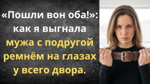 Выгнала изменников ремнём в подъезд | Истории из жизни