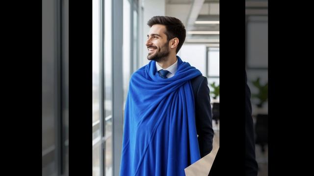 Особенно приятный на ощупь — плед с логотипом