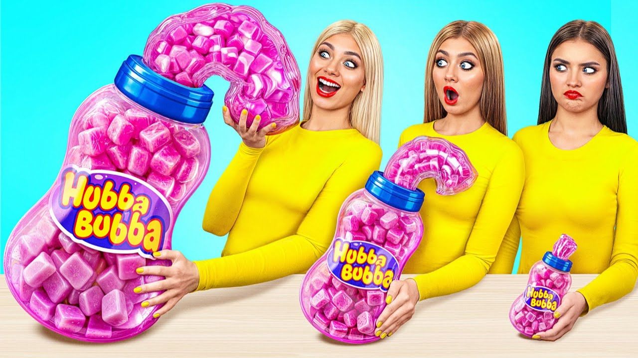 Большая, Средняя или Маленькая Тарелка Челлендж # Смешные Челленджи с Едой от Bubba DO Challenge