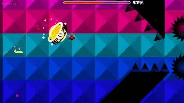 The blood eues. Geometry dash