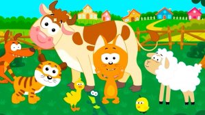 ЖИВОТНЫЕ ДЛЯ ДЕТЕЙ.КАК ГОВОРЯТ ЖИВОТНЫЕ.ЗВУКИ ЖИВОТНЫХ🐻🦁🐰