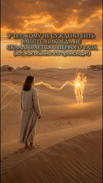 У тех, кому не суждено быть вместе, никогда не складывается с первого раза