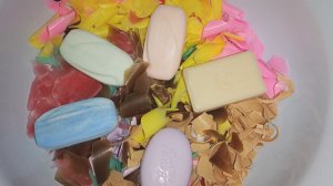 АСМР резка мыла асмр сливочное мыло нежные цвета шуршание релакс