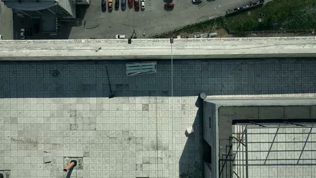 Операция по отработке технологии спасения человека из высотного здания при пожаре