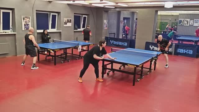 Нельсон Д. (723) - Садовников И. (608) 21.04 настольный теннис 400+ ЛИГИ турнир СПб