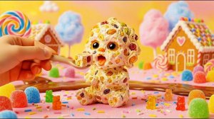 Милые искусственные младенцы-едоки едят камбоджийские блюда Невероятно приятное ASMR-видео