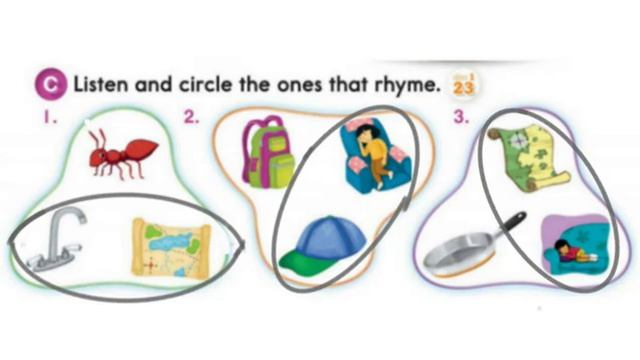Oxford Phonics World student book level 2 - short vowels - disc 1 - unit 2 - short a - ap - cap map