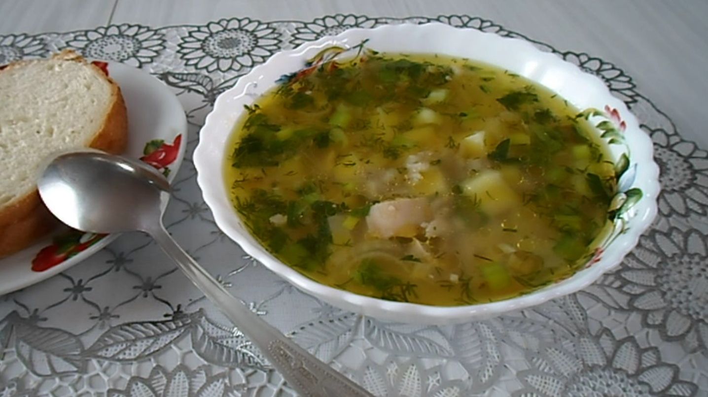 Куриный суп с перловкой