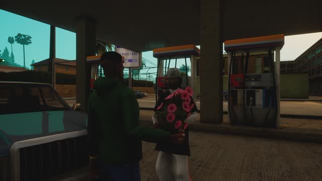 G T A San Andreas  Definitive Edition. Первое свидание с Дениз.