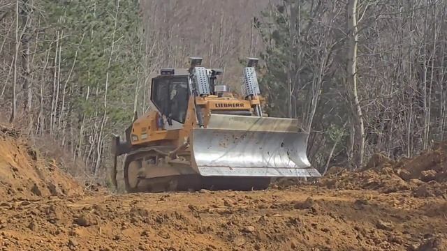 LİEBHERR 746 Dozer İle Yol Genişletme ''Tek Bölüm''