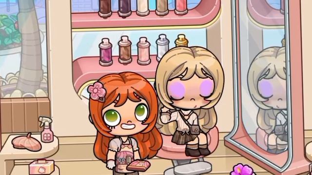 пошла в парикмахерскую красить волосы в Аватар ворлд//Avatar world