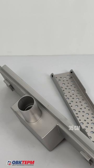 Трап-лоток 35 см нерж сухой  гидрозатвор TIM BAD413502 1шт4упак