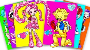 Розовая ЛИЛИ ЛАВБРЕЙДС встречает ИГРОКА — Poppy Playtime 5 | DIY Книга наклеек