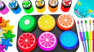 Мультики для детей. Играем с игрушками апильсинками и красками. Мультики для малышей