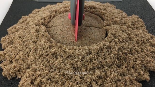 Очень расслабляющее ASMR 209 Приятный кинетический песок