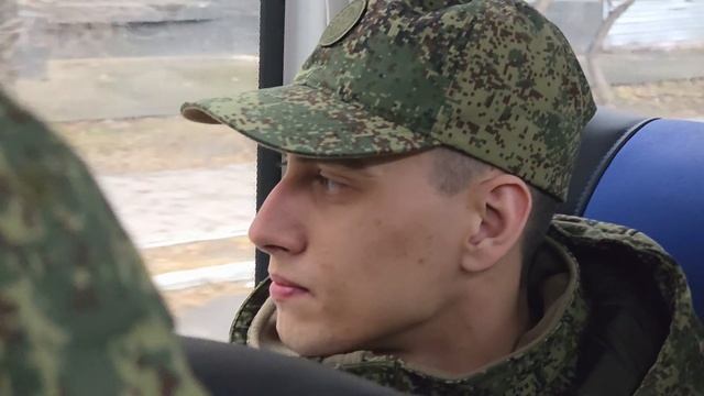 Отправка призывников. Амурская область