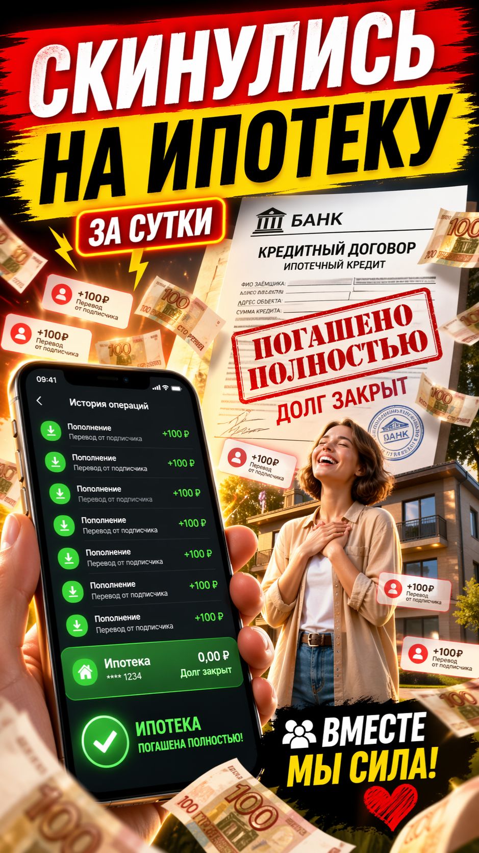 Интернет скинулся ей на ипотеку