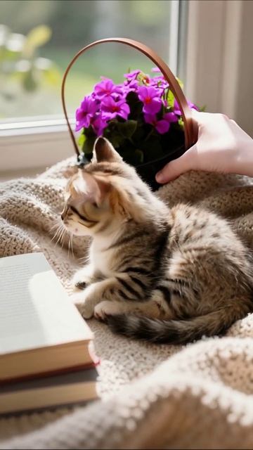 Котенок сладко спит рядом с книгой котенок сладкийсон домашнийпитомец тишина